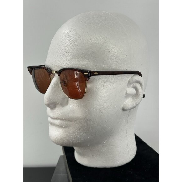 VINTAGE RAY-BAN CLUBMASTER W0366 WYAS TORTOISE BROWN FRAMES (C8-04) - Picture 2 of 16